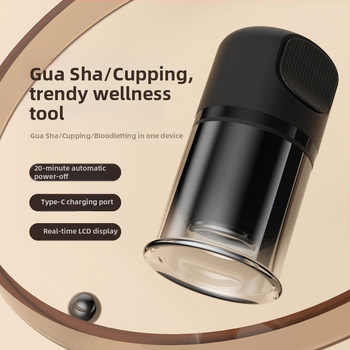 Elektriskais kuņģēšanas un gua sha masāžas līdzeklis ar apkuri, universāls visam ķermenim, modelis DS-A35, svars 550 g, uzlādējams