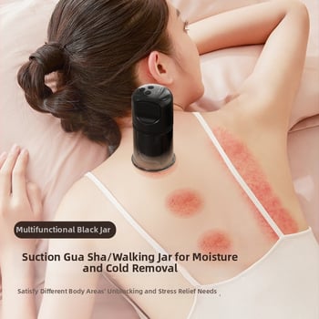 Elektriskais kuņģēšanas un gua sha masāžas līdzeklis ar apkuri, universāls visam ķermenim, modelis DS-A35, svars 550 g, uzlādējams