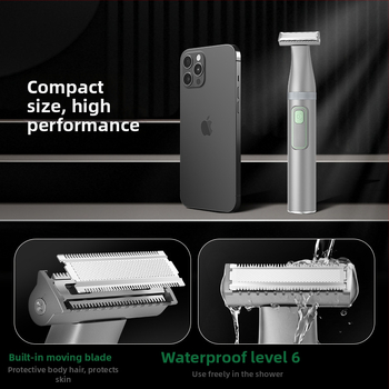 2025 uus kehahoolduse elektriline raseerija ja karvade eemaldaja, mudel MS-8300, USB toide, niiske ja kuiva kasutus, roostevabast terasest terad, ABS korpus