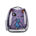 Naminių gyvūnėlių nešiojimo krepšys su kieta PC korpuso konstrukcija, 45 L talpa, karikatūrinis raštas