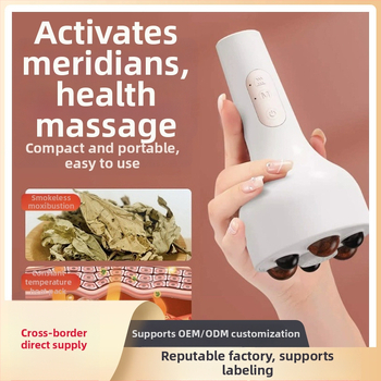 Little rabbit XYT2028 vēdera masieris ar karstās kompresijas un pulsmasāžas funkcijām, ar bateriju, vadība ar pogu