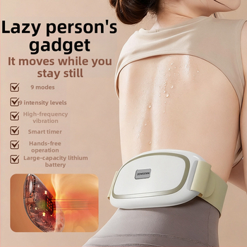 Įkraunama pilvo masažo juosta, iki 4 masažo galvučių, masažas vibracijomis ir šilto kompreso, mechaninis valdymas, nuolatos kintama pavarų dėžė