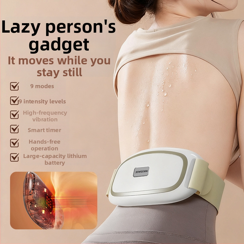 Įkraunama pilvo masažo juosta, iki 4 masažo galvučių, masažas vibracijomis ir šilto kompreso, mechaninis valdymas, nuolatos kintama pavarų dėžė