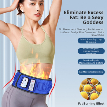 Juosmens masažo diržas – vibracinis masažas, karštas kompresas, moksibustija, 8+ masažo galvutės, žingsnių neturinčios greičio reguliavimas