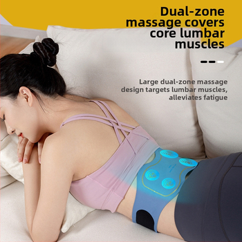 Juosmens masažo juosta su šildymu ir vibracija, iki 4 masažo galvų, maitinimas: baterija, valdymas: kompiuterio tipas, intensyvumas nuolatos reguliuojamas