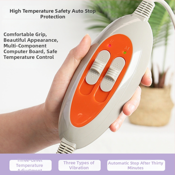 Fogyásra serkentő öv melegítő és masszázs funkciókkal — AC táplálás, mechanikus vezérlés, 3 fokozat, 5–7 masszázsfej, vibráció, mágneses terápia, melegítő nyomás, levegőnyomás