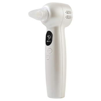 Elektrinis juodųjų spuogų siurbimo įrenginys su ultragarso vibracija, 3 siurbimo lygiai, masažas su karštu/šaltu kompresu, ABS korpusas