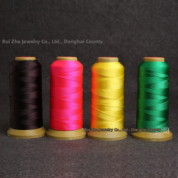 Nakit od niti s perlicama, pamuk–nylon konac, resice, ručno pletenje, mogućnosti 3/6/9/12 niti