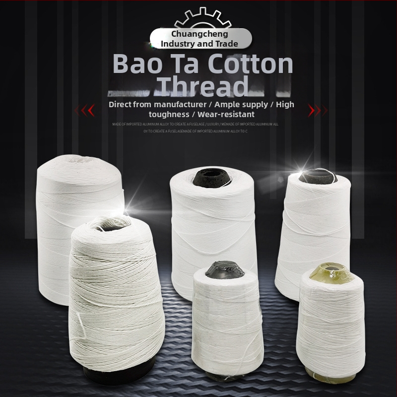 Jingming Yang prekės ženklo medvilninis siūlas statyboms — medvilnininis siūlas siuvimui, tekstilei, drabužiams, namų tekstilei, siuvinėjimui ir siuvimui