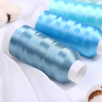 Siuvinėjimo siūlai 120D/2, poliesteris, OEKO-TEX sertifikatas, skirtos skaitmeninėms siuvimo mašinoms