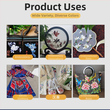 Siuvinėjimo siūlas, poliesterio šilko siūlas, Attraction prekės ženklas, drabužiams ir namų tekstilei