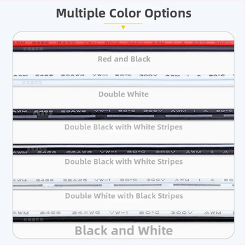 LED pás pre šatník, 22 AWG PVC plášť, ROHS certifikovaný, určený pre vnútorné vedenie elektrických zariadení