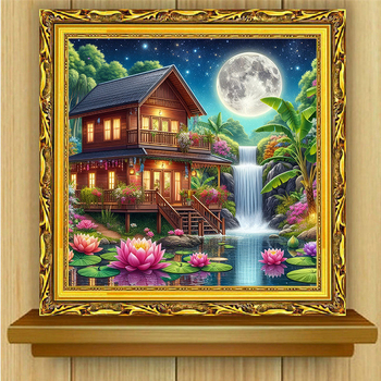 Kryžiaus siuvimo rinkinys ant plastikinio lakšto, animacinius filmo motyvas, 11CT drobė