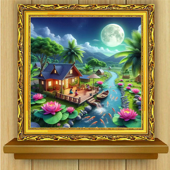 Kryžiaus siuvimo rinkinys ant plastikinio lakšto, animacinius filmo motyvas, 11CT drobė