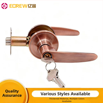 Asabi 680 Mehāniskā durvju slēdzene ar rokturi koka durvīm, cinka sakausējums