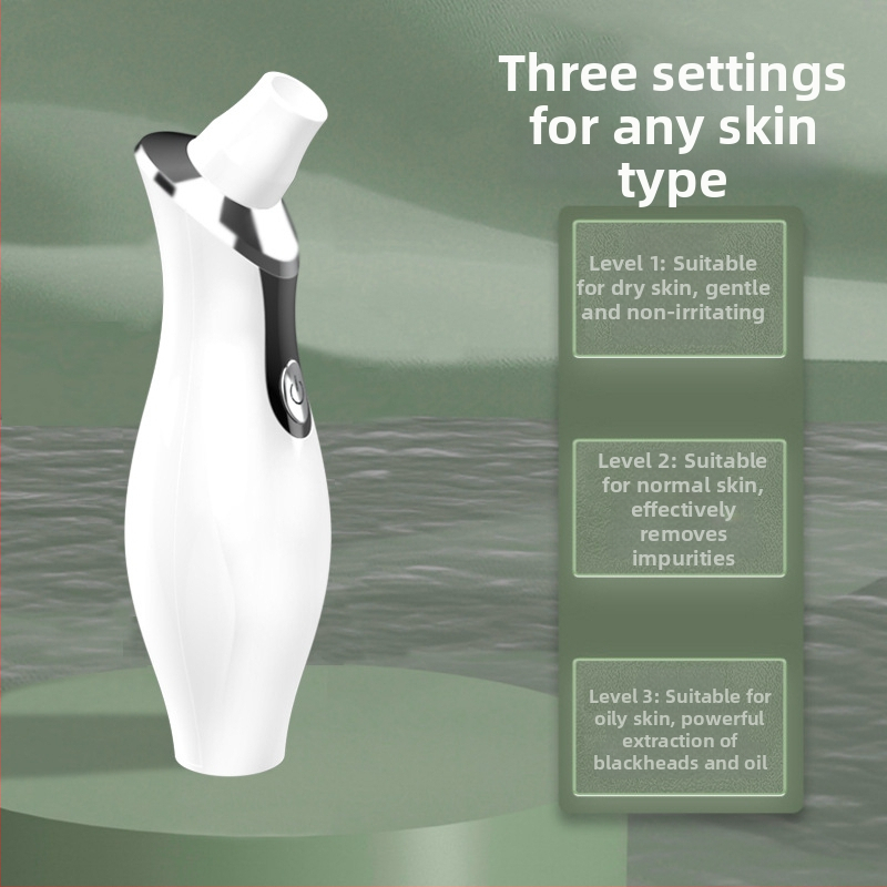 Vakuuma sejas tīrīšanas ierīce melno punktu likvidēšanai, modeļ DYM028, Define Beauty, vizuāli noņem melnos punktus un pinnes, 3 jaudas līmeņi