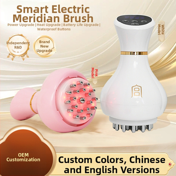 Lādējams rokas masāžas līdzeklis meridiāniem ar vibrāciju, temperatūras regulators līdz 60°C, ABS korpuss, svars apmēram 0,7 kg