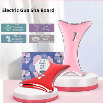 Kakla un sejas skaistumam paredzēts ierīce ar apkuri, vibrāciju un pacelšanu, mikrostrāvu un skrāpējošu masāžas funkciju — Modelis 901, ABS, uzlāde, taustiņu vadība, 3. ātrums