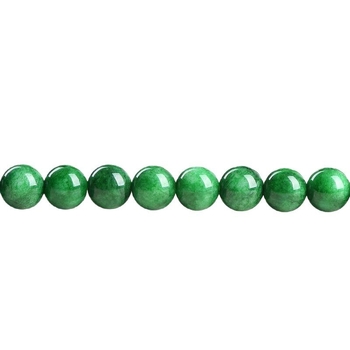 Zeleno chalcedonske kuglice, 7A razred, labave perle, poluproizvodi za DIY nakit