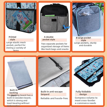 Spausdinta nešiojama naminių gyvūnų krepšys kačiukams ir šunims, kvėpuojanti pečių rankinė, poliesteris, talpa iki 7,5 kg, karikatūrinis dizainas, kodas N2zb2asg