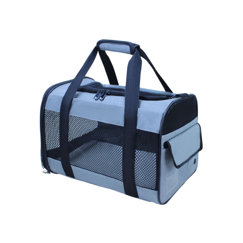 Spausdinta nešiojama naminių gyvūnų krepšys kačiukams ir šunims, kvėpuojanti pečių rankinė, poliesteris, talpa iki 7,5 kg, karikatūrinis dizainas, kodas N2zb2asg