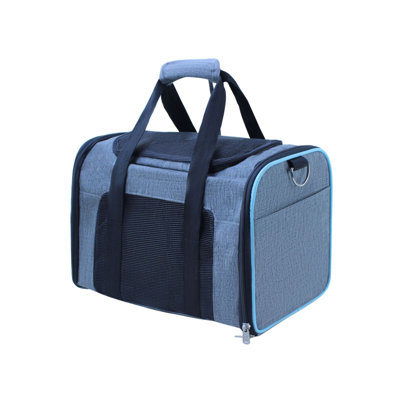 Spausdinta nešiojama naminių gyvūnų krepšys kačiukams ir šunims, kvėpuojanti pečių rankinė, poliesteris, talpa iki 7,5 kg, karikatūrinis dizainas, kodas N2zb2asg