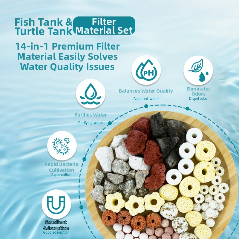 Akvaariumi filtrimaterjal – tühjad kvartsi nano-sfäärid nitrifikatsiooni bakterite kasvatamiseks, keraamiline materjal, 1000 g