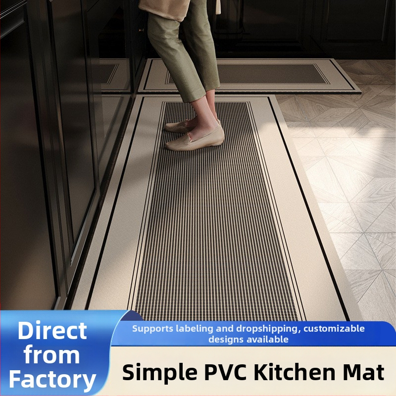 Virtuvės grindų kilimėlis, neslidus, aliejui atsparus, sugeriantis, PVC medžiaga