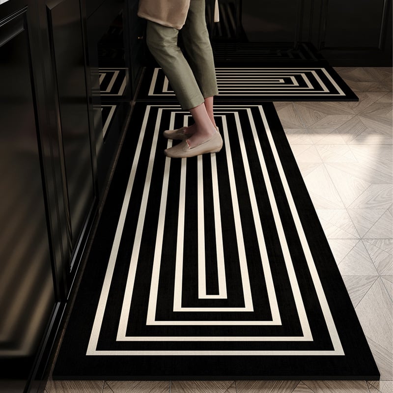 Virtuvės grindų kilimėlis, neslidus, aliejui atsparus, sugeriantis, PVC medžiaga