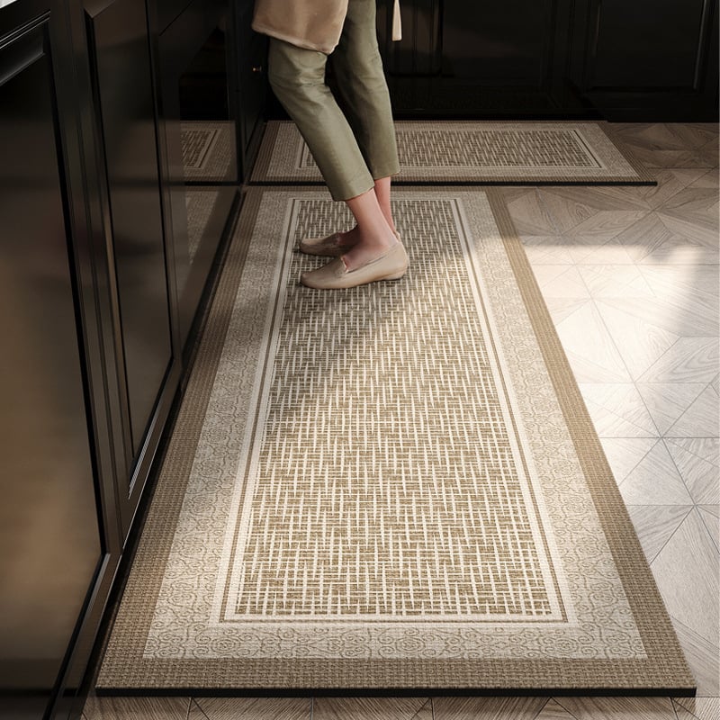 Virtuvės grindų kilimėlis, neslidus, aliejui atsparus, sugeriantis, PVC medžiaga