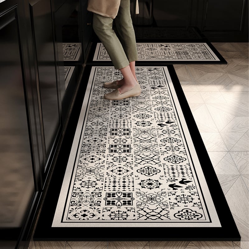 Virtuvės grindų kilimėlis, neslidus, aliejui atsparus, sugeriantis, PVC medžiaga