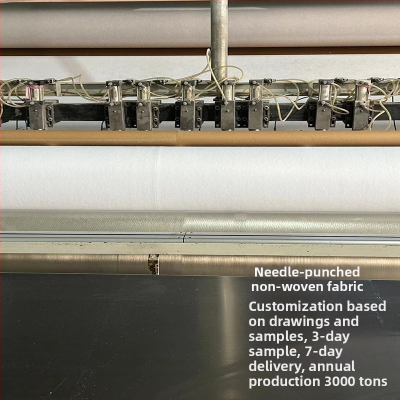 Automobiļu jumta kompozītmateriāls ar adatas piespiešanas neaudumu; poliesters; ugunsdrošs un augstu temperatūru izturīgs; piemērots apģērbu oderei un uzglabāšanai/pakaišanai
