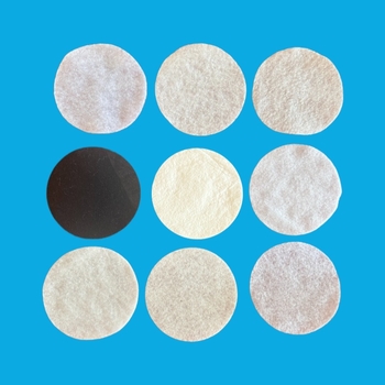 PET adatos išpjaustas neaustas medžiagos, 1 mm storis, prakaitą sugeriančios savybės, priešgaisrinis, namų tekstilei