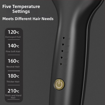 Κυματιστικό εργαλείο με κεραμική επίστρωση, τροφοδοσία με καλώδιο 110–220V, 45W, ρυθμιζόμενη θερμοκρασία, κατάλληλο για βρεγμένα και στεγνά μαλλιά