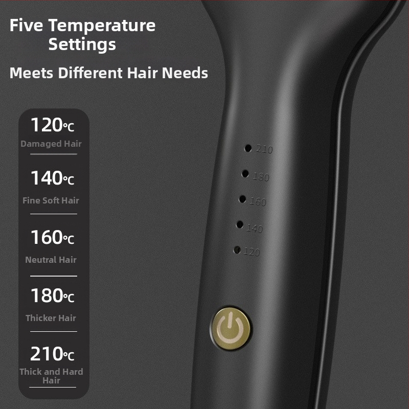Κυματιστικό εργαλείο με κεραμική επίστρωση, τροφοδοσία με καλώδιο 110–220V, 45W, ρυθμιζόμενη θερμοκρασία, κατάλληλο για βρεγμένα και στεγνά μαλλιά