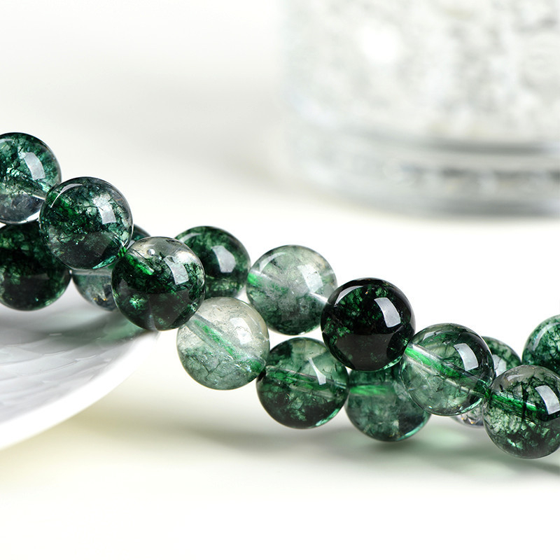Green Ghost kristalne perle – popcorn stil, poluproizvedeni za DIY nakit