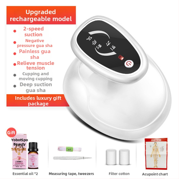 GS elektriskais vakuuma masieris ar USB barošanu, pogu vadība, 4 ātrumi, ABS korpuss