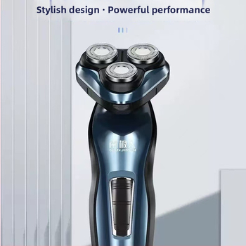 Електрическа самобръсначка, преносима, пълноизмиваща за цялото тяло, ротационна глава с 3 лопатки, мокро и сухо бръснене, презареждаща се, вградена батерия 300-500 mAh, 1 ч заряд, 30-60 мин работа
