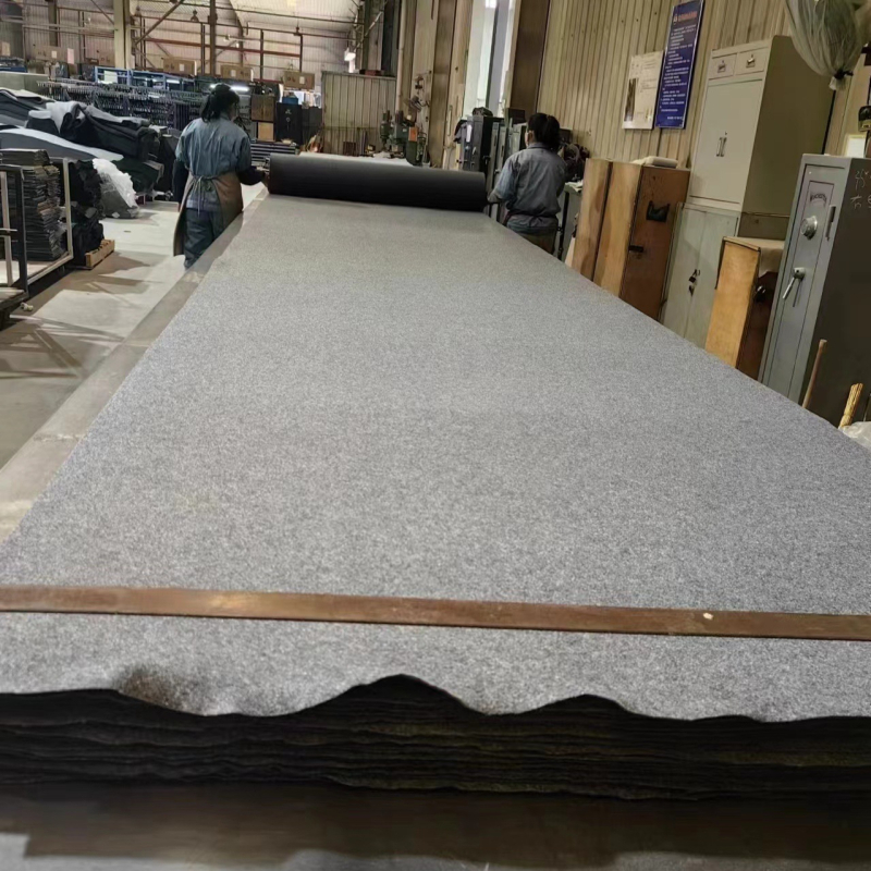 Adatos perforuotos neaustas audinys saugyklos dėžės vidinei apdailai, poliesteris, 150 g/m², kardavimas, prekės ženklas Juntong