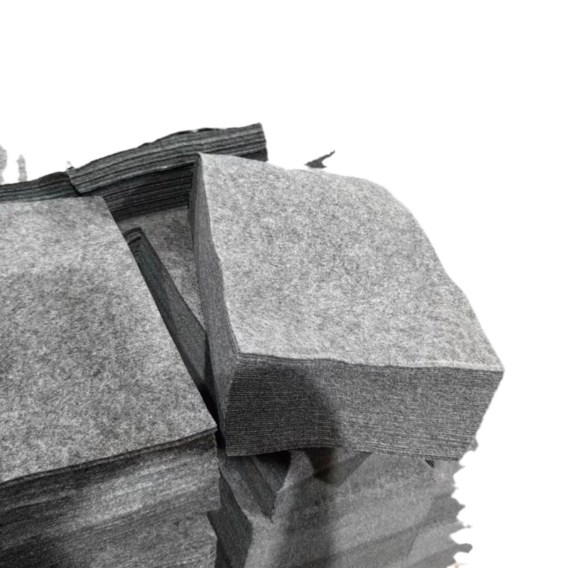 Adatos perforuotos neaustas audinys saugyklos dėžės vidinei apdailai, poliesteris, 150 g/m², kardavimas, prekės ženklas Juntong