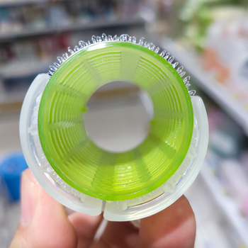 Кърлинг клип за коса с ролер — самозалепващ, пластмасов/смолен материал, еластичен клип, за челки