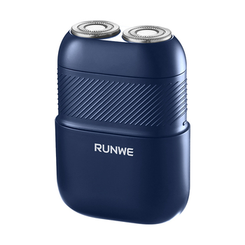 Elektronikus borotva forgó fejű, két pengével, egész testet mosható, beépített akkumulátor 500–800 mAh, üzemidő 60 perc, 5W