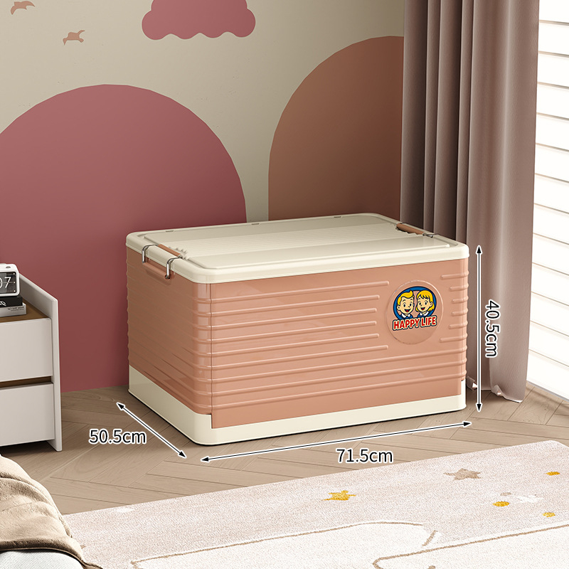 Laikymo dėžė iš PP, HIPS ir plieno; talpa 0-5 L; dangtis atsidaro; atspari vandeniui ir dulkėms; universali drabužiams, antklodėms ir žaislams