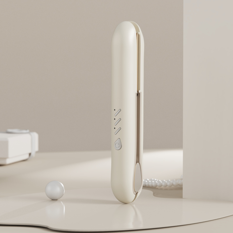 Ασύρματο διπλής χρήσης εργαλείο ισιώματος και μπούκλας μαλλιών με τουρμαλινω-κεραμική θέρμανση, 15 επιπέδων ρύθμισης θερμοκρασίας, κατάλληλο για υγρά και στεγνά μαλλιά