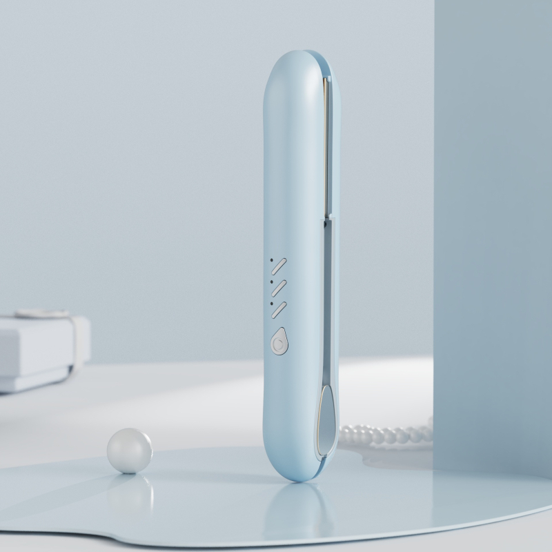 Ασύρματο διπλής χρήσης εργαλείο ισιώματος και μπούκλας μαλλιών με τουρμαλινω-κεραμική θέρμανση, 15 επιπέδων ρύθμισης θερμοκρασίας, κατάλληλο για υγρά και στεγνά μαλλιά