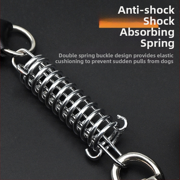 Karvės odos šunų pavadėlis vidutinio ir didelio dydžio šunims, tinkamas Auksiniam retriveriui ir Vokiečių aviganiui