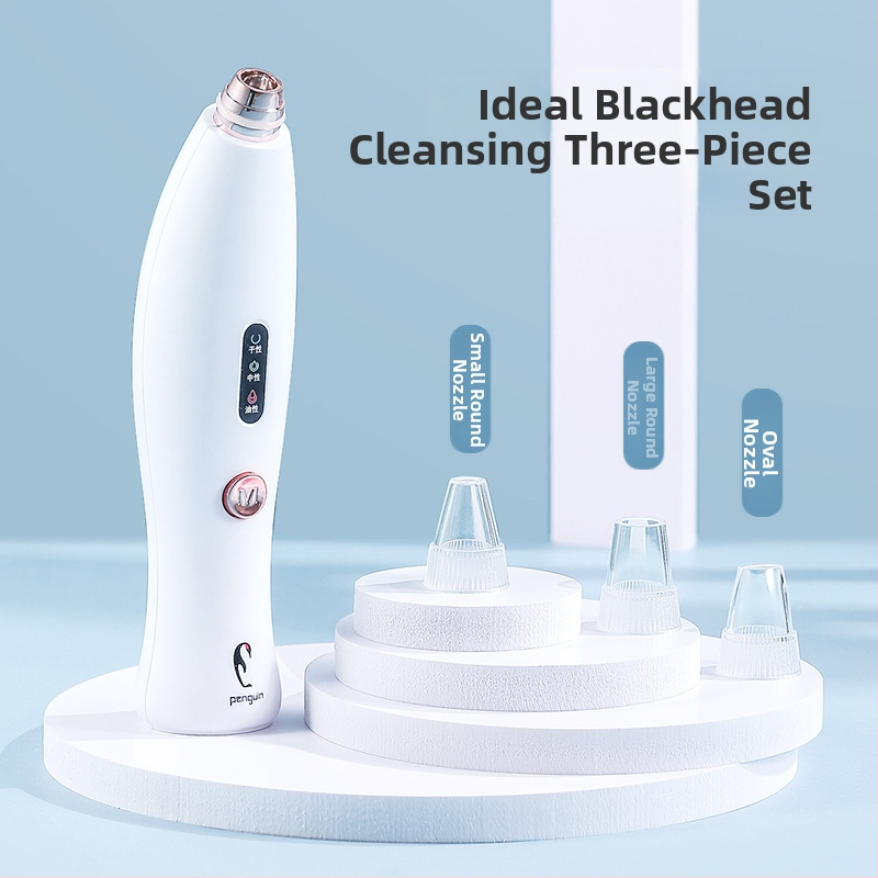 Elektrinis sukamasis juodųjų spuogų siurbimo prietaisas, Force is good, juodųjų spuogų siurbimas, ABS korpusas, trečias greitis