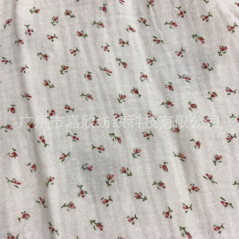 Tkanina – 100% pamuk, otisnuti crepe muslin, dvostruko sloj, tie-dye uzorak, za bebe (odjeća, pidžama, posteljina). Brand Jiaxin