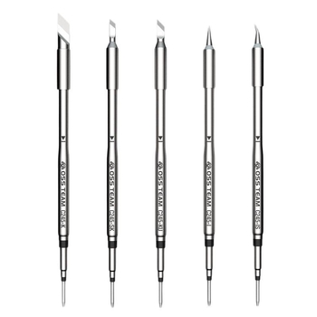 OSS TEAM C245 pastovios temperatūros litavimo stotis, universalus litavimo antgalis, integruota litavimo galvutė, tiesus ir kampinis antgalis