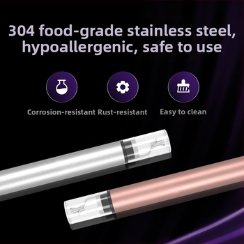 HD vizualus spuogų adatos elektrinis porų valiklis HWQ038 – porų valymas, CE RoHS FCC sertifikatai, pradėtas 2023 m., korpusas: elektroplakavimas su smėliavimu